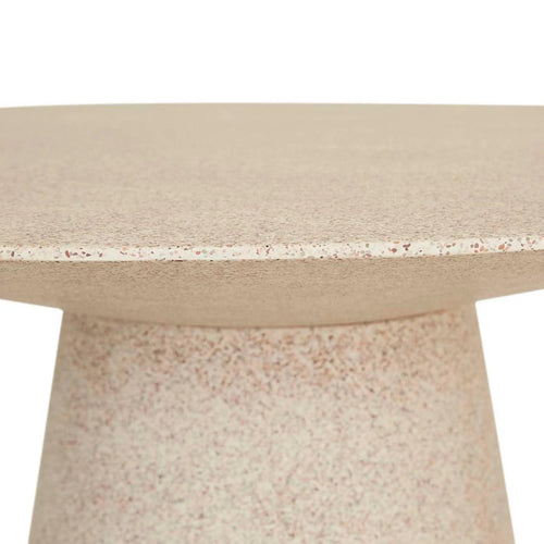  Livorno Round Designer Outdoor Dining Tables - 4 Seater - Warm Sand Dining Table