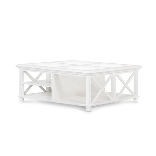  Long Island White Coffee Table - Hamptons Style Coffee Table