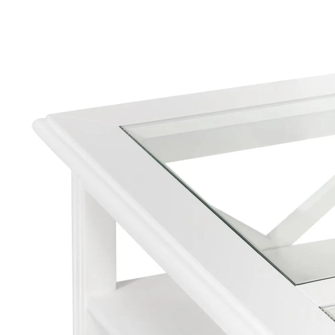  Long Island White Coffee Table - Hamptons Style Coffee Table