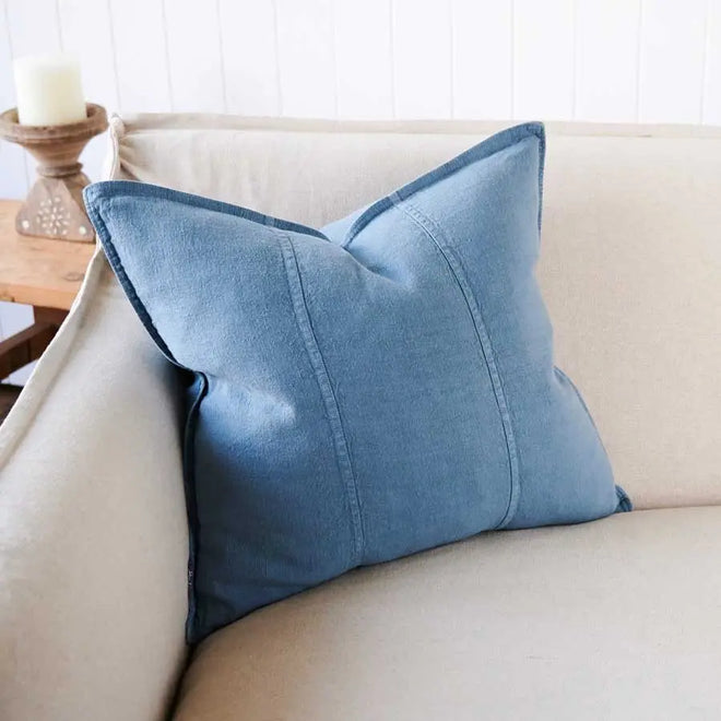  Luca® Linen Cushion - Blue Azure Cushion