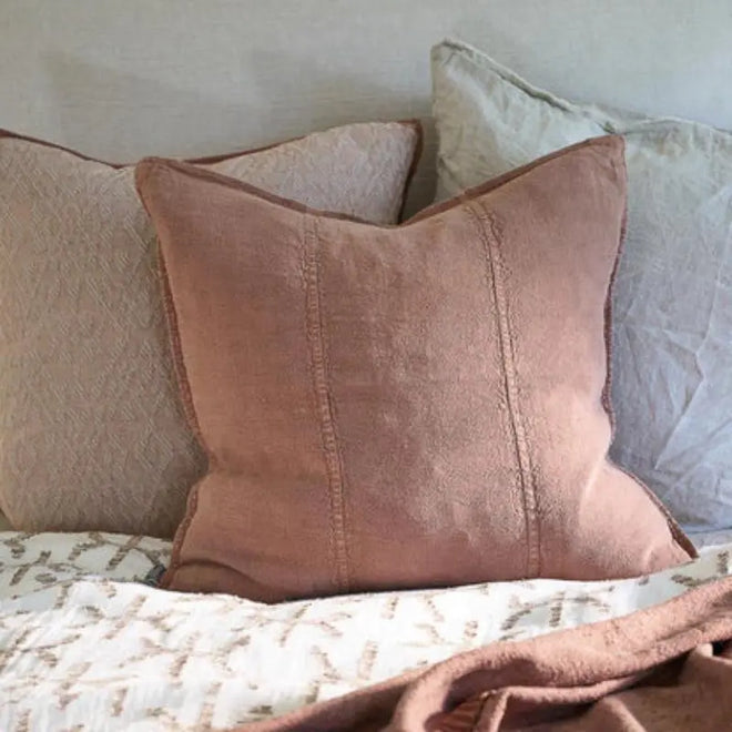  Luca® Linen Cushion - Clay Cushion