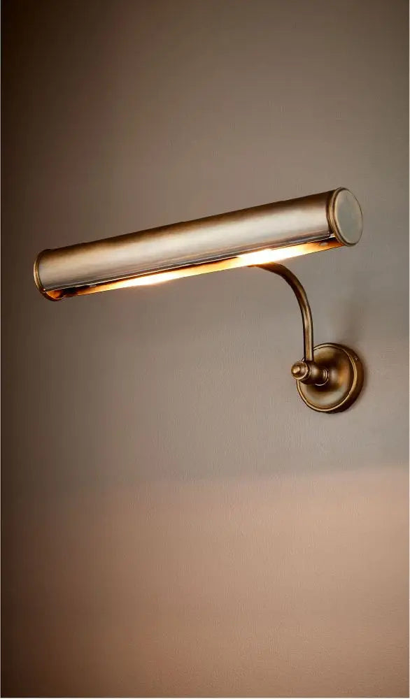 Miles - Antique Brass Gallery Wall Light Wall Sconce
