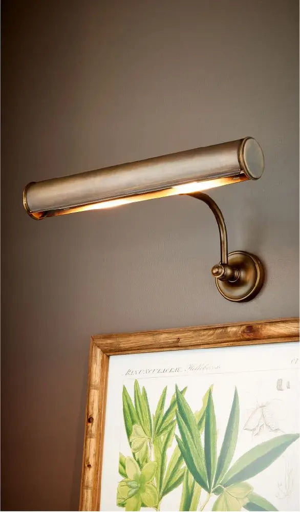  Miles - Antique Brass Gallery Wall Light Wall Sconce