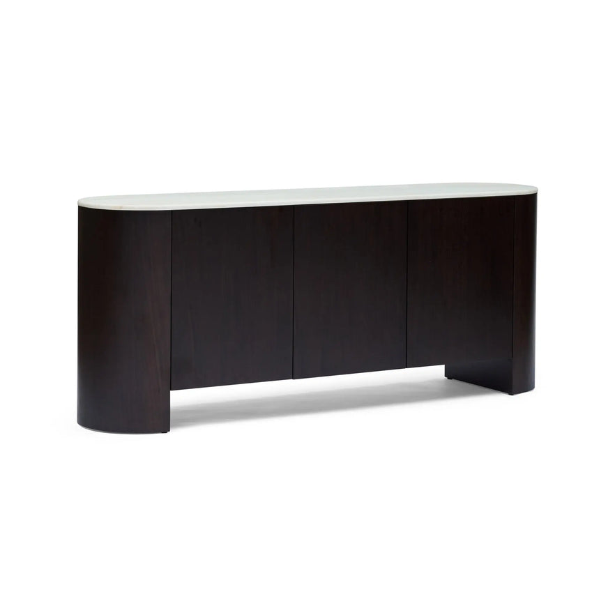  Modern Sideboard - Axel Walnut & Marble Buffets