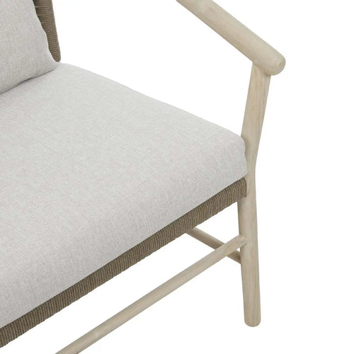  Normandy - Occasional Chair - Biscuit - Aged Teak Sofa