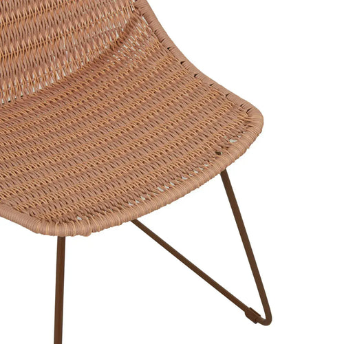  Normandy Sleigh Dining Chair - Sunkiss Weave - Bronze Dining Chairs