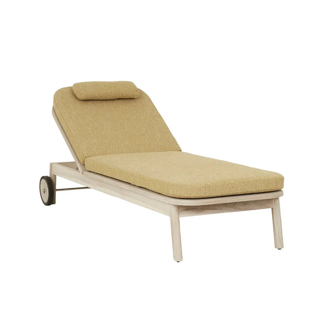  Normandy Sunbed - Olive - Aged Teak Sofa