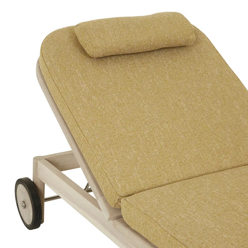  Normandy Sunbed - Olive - Aged Teak Sofa