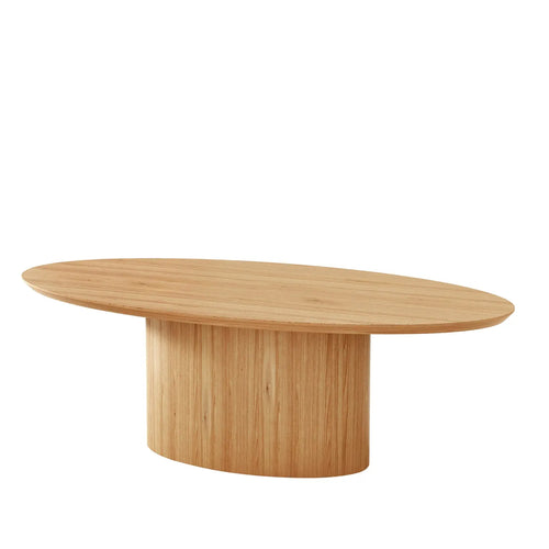  Pippa Oval Dining Table Natural Medium Dining Table