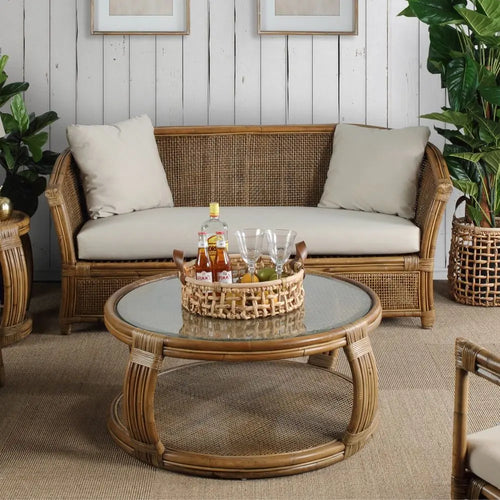  Plantation - Rattan Round Coffee Table Coffee Table