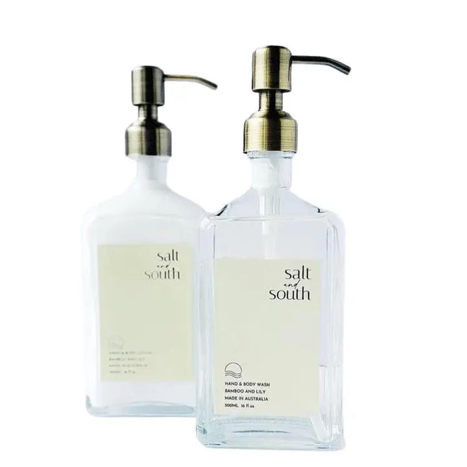  Salt & South Hand & Body Lotion Set - Bamboo & Lilly