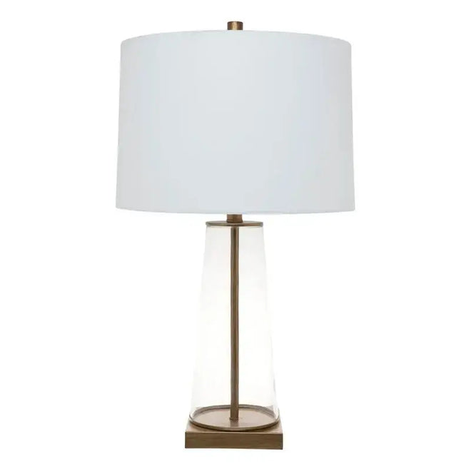 Scarbrorough - Glass & Gold Table Lamp