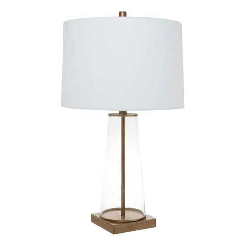 Scarbrorough - Glass & Gold Table Lamp