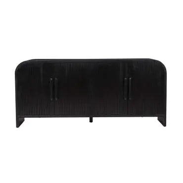  Chloe Designer Channel Buffet/Sideboard - Black Oak Buffets