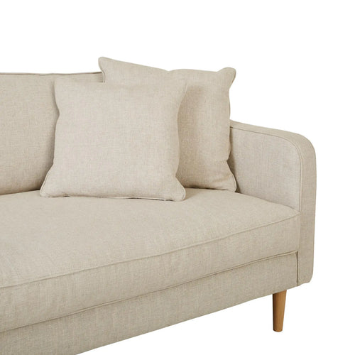  Sidney Classic 3 Seater Sofa - Oatmeal - Natural Ash