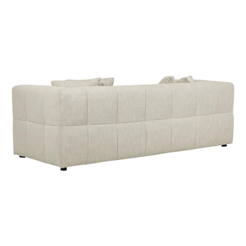  Sidney Slouch 3 Seater Modern Sofa - Barley