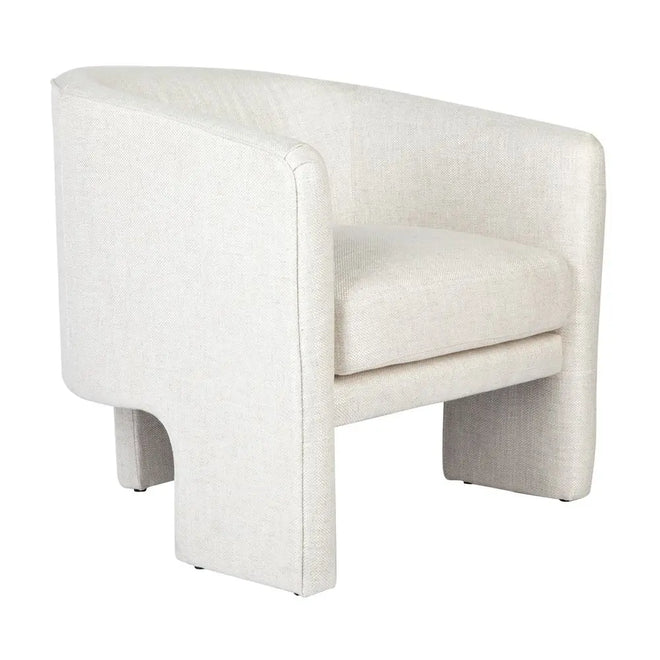  Valla Creme Occasional Chair - Natural Linen Occasional Chairs