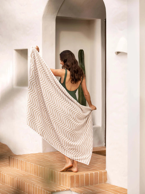  Wave Natural - Luxury Towels & Full Set Towels & Full Set