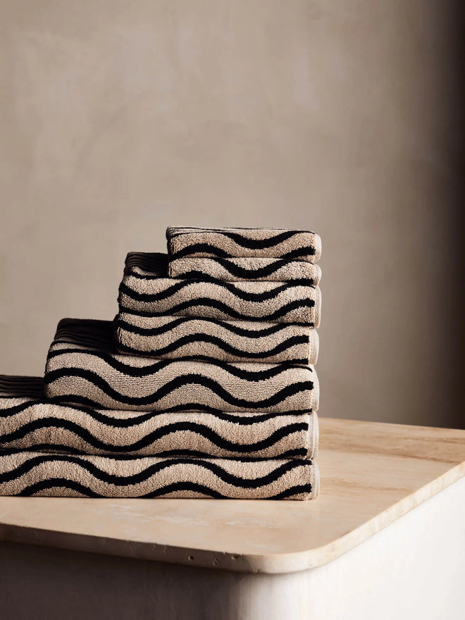  Wave Noir - Luxury Towels & Full Set Towels & Full Set