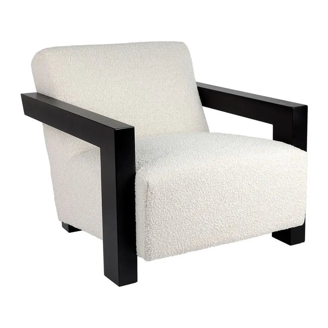 Zenith Accent Chair -  Ivory Boucle Occasional Chairs