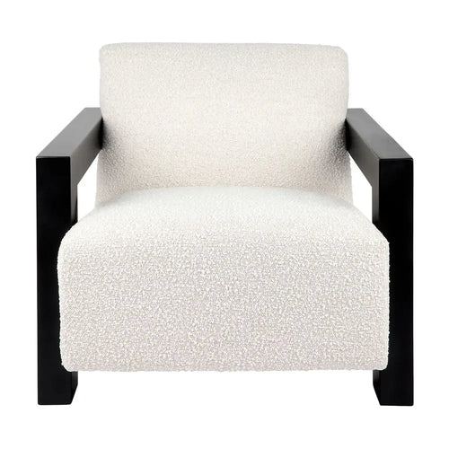  Zenith Accent Chair -  Ivory Boucle Occasional Chairs