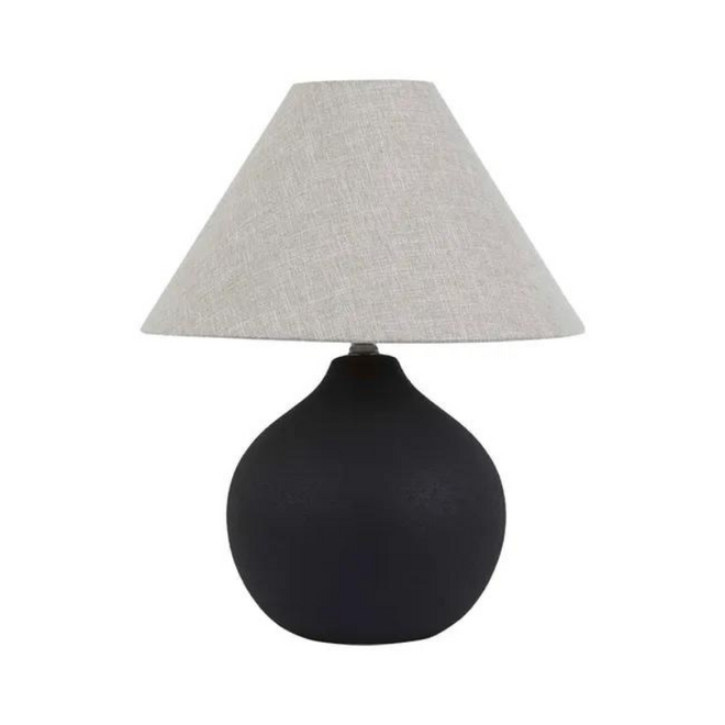  Lorne Ball Modern Table Lamp - Black Sand - Wheat Lighting