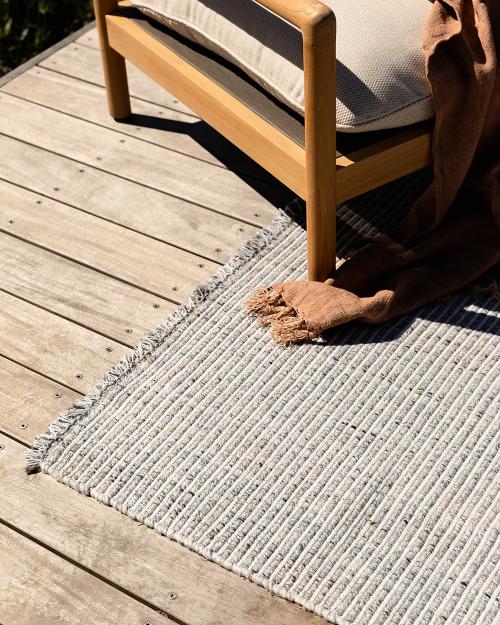  Rhodes Outdoor Rug - Slate Outdoor Rugs