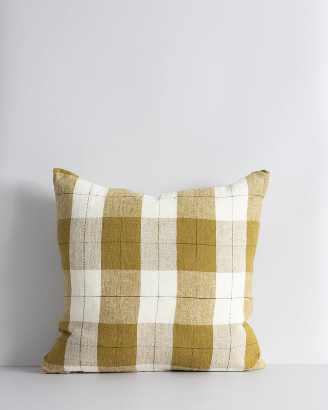  Willis Cushion - Ochre/Ivory Indoor Cushions