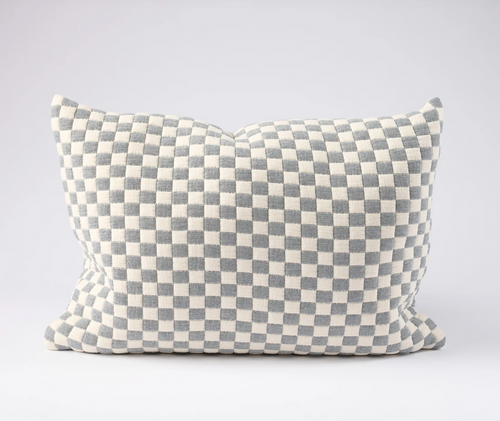  Gambit White and Blue Cushion Cushions