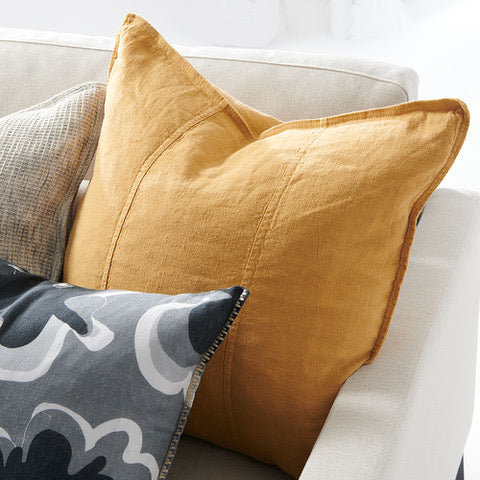  Luca® Linen Cushions - Turmeric Cushions