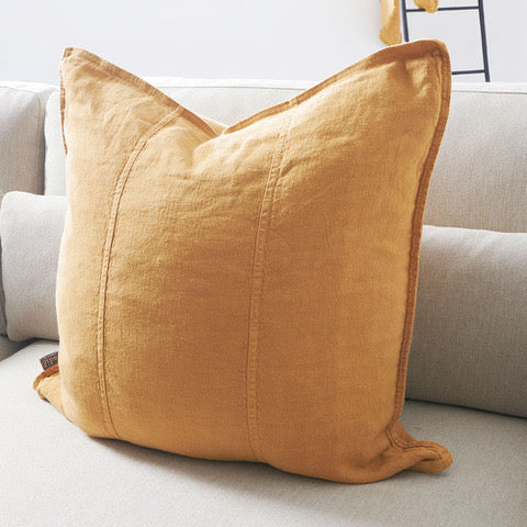  Luca® Linen Cushions - Turmeric Cushions